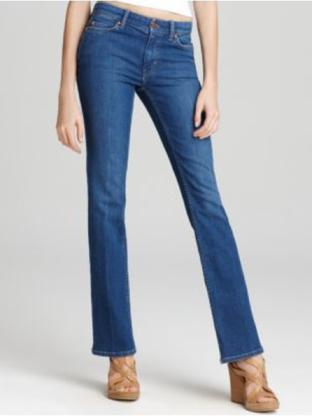 Mih Jeans London Mid Rise Boot Cut